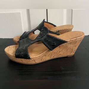 Jack Rogers Emilia wedge slide sandals